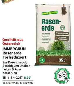 Lagerhaus Immergrün rasenerde torfreduziert Angebot