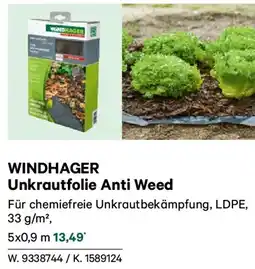 Lagerhaus Windhager unkrautfolie anti weed Angebot