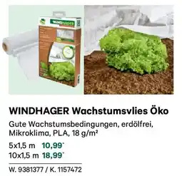Lagerhaus Windhager wachstumsvlies öko Angebot