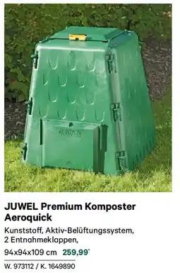 Lagerhaus Juwel premium komposter aeroquick Angebot