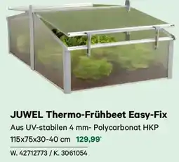 Lagerhaus JUWEL Thermo-Frühbeet Easy-Fix Angebot