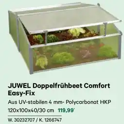 Lagerhaus JUWEL Doppelfrühbeet Comfort Easy-Fix Angebot