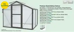 Lagerhaus Premium Gewächshaus Angebot