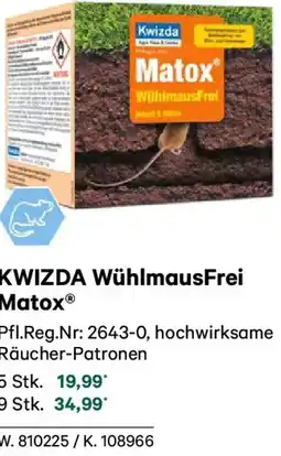 Lagerhaus Kwizda wühlmausfrei matox® Angebot