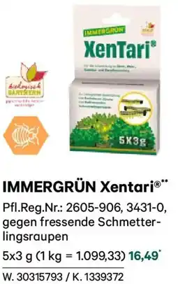 Lagerhaus Immergrün xentari Angebot