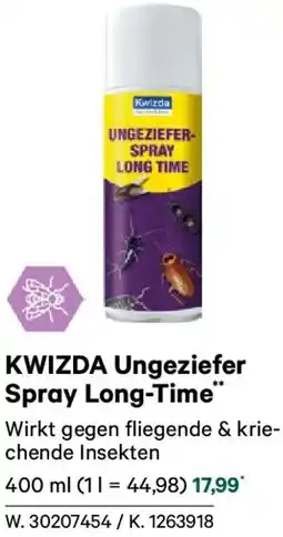 Lagerhaus KWIZDA Ungeziefer Spray Long-Time Angebot