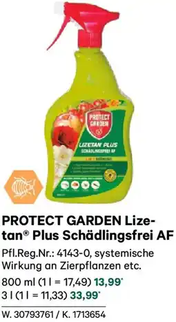 Lagerhaus PROTECT GARDEN Lize- tanⓇ Plus Schädlingsfrei AF Angebot