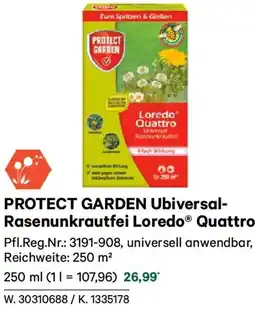 Lagerhaus PROTECT GARDEN Ubiversal- Rasenunkrautfei Loredo® Quattro Angebot