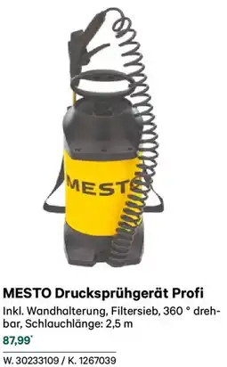 Lagerhaus MESTO Drucksprühgerät Profi Angebot