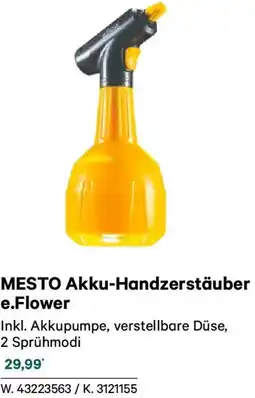 Lagerhaus MESTO Akku-Handzerstäuber e.Flower Angebot