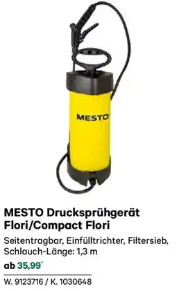 Lagerhaus Mesto drucksprühgerät flori/compact flori Angebot
