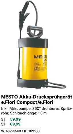 Lagerhaus Mesto akku-drucksprühgerät e.flori compact/e.flori Angebot