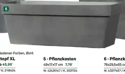 Lagerhaus Pflanzkasten 49x17x17 cm Angebot