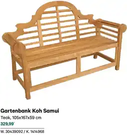 Lagerhaus Gartenbank koh samui Angebot