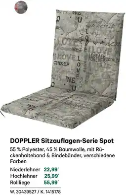 Lagerhaus Doppler sitzauflagen spot Angebot