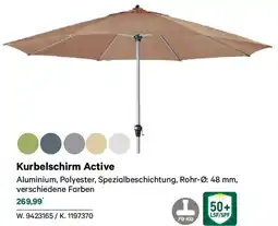 Lagerhaus Kurbelschirm active Angebot