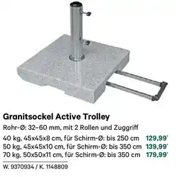 Lagerhaus Granitsockel active trolley Angebot