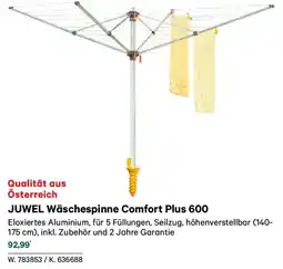 Lagerhaus Juwel wäschespinne comfort plus 600 Angebot