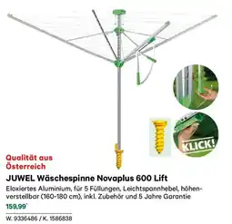 Lagerhaus Juwel wäschespinne novaplus 600 lift Angebot
