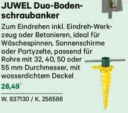 Lagerhaus Juwel duo boden schraubanker Angebot