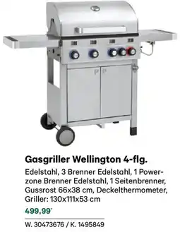 Lagerhaus Gasgriller wellington Angebot