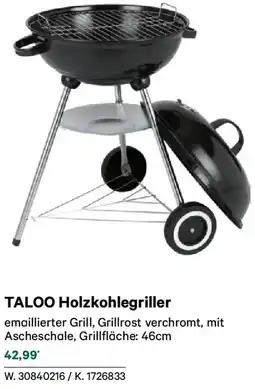 Lagerhaus Taloo holzkohlegriller Angebot