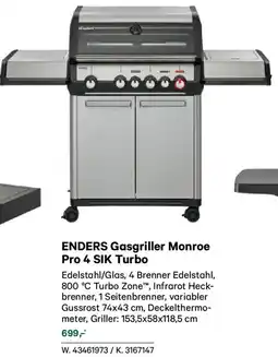 Lagerhaus Enders gasgriller monroe pro 4 sik turbo Angebot