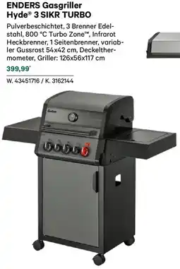 Lagerhaus Enders gasgriller hyde 3 sikr turbo Angebot