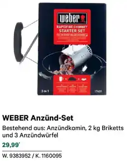 Lagerhaus Weber anzünd set Angebot