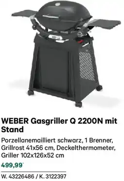 Lagerhaus Weber gasgriller q 2200n mit stand Angebot
