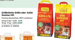 Lagerhaus Grillbriketts grillis oder kohle sommer hit Angebot