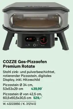 Lagerhaus Cozze gas pizzaofen premium rotate Angebot