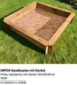 Lagerhaus Impos sandkasten mit deckel Angebot