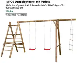 Lagerhaus Impos doppelschaukel mit podest Angebot