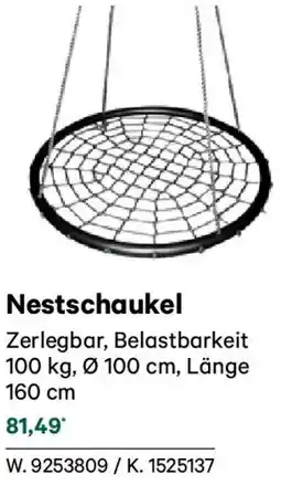 Lagerhaus Nestschaukel Angebot