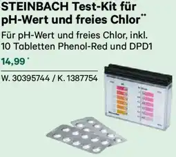 Lagerhaus Steinbach test kit für ph-wert und freies chlor Angebot