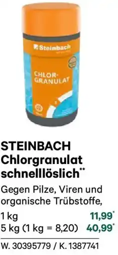 Lagerhaus Steinbach chlorgranulat schnelllöslich Angebot