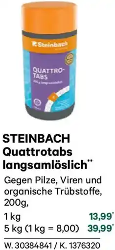 Lagerhaus Steinbach quattrotabs langsamlöslich Angebot