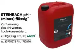 Lagerhaus Steinbach ph - (minus) flüssig" Angebot