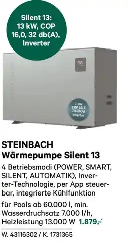 Lagerhaus Steinbach wärmepumpe silent 13 Angebot