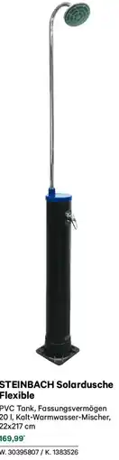 Lagerhaus Steinbach solardusche flexible Angebot