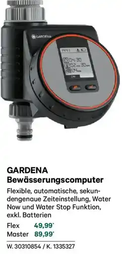 Lagerhaus Gardena bewässerungscomputer Angebot