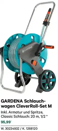 Lagerhaus Gardena schlauch- wagen clever rollset m Angebot