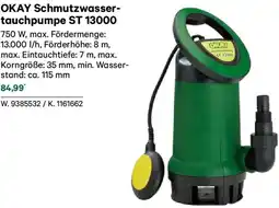 Lagerhaus Okay schmutzwasser tauchpumpe st 13000 Angebot