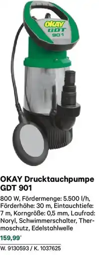 Lagerhaus Okay drucktauchpumpe gdt 901 Angebot