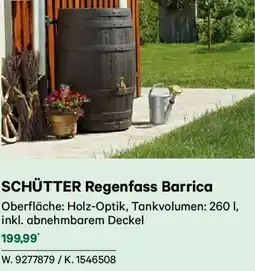 Lagerhaus Schütter regenfass barrica Angebot