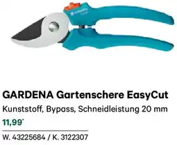 Lagerhaus GARDENA Gartenschere EasyCut Angebot