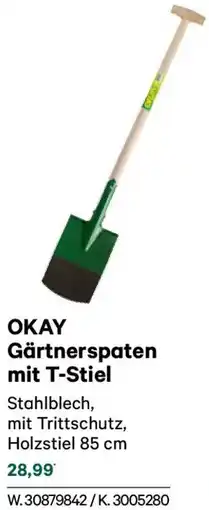 Lagerhaus Okay gärtnerspaten mit t-stiel Angebot