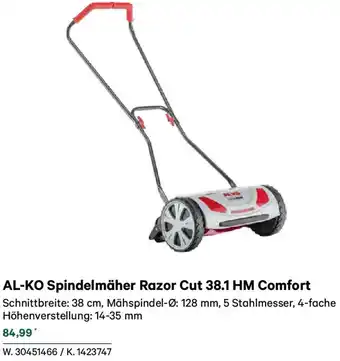 Al-ko spindelmäher razor cut 38.1 hm comfort
