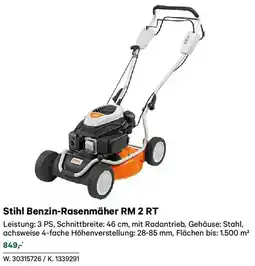 Lagerhaus Stihl benzin-rasenmäher rm 2 rt Angebot
